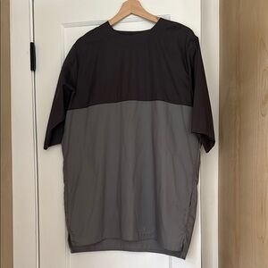 ZAGV - Two-Tone Black and Gray Oversized Tunic - Large